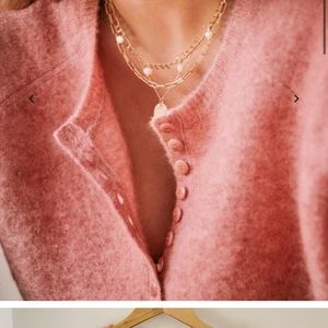 Sezane pull Leon jumper in color pink rose chin’e